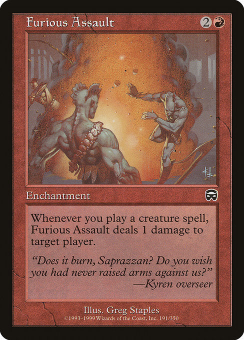 Furious Assault (191) (Foil) - Mercadian Masques - Game On