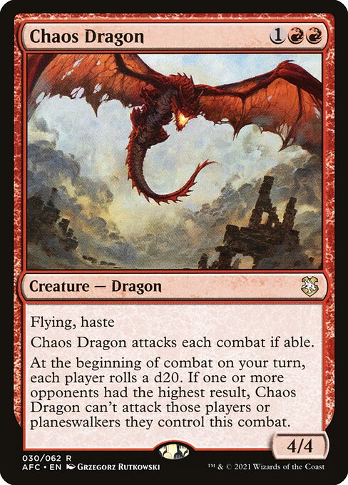 Chaos Dragon (30) - Forgotten Realms Commander - Game On