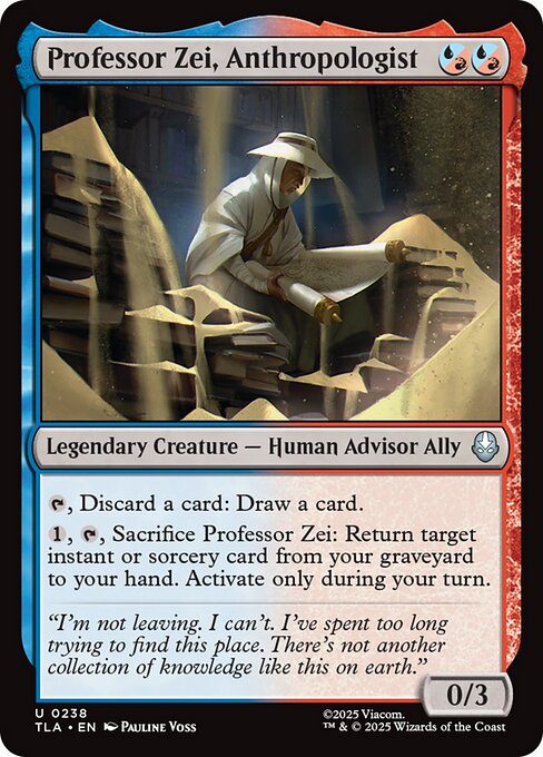 Professor Zei, Anthropologist (238) (Foil) - Avatar: The Last Airbender - Game On