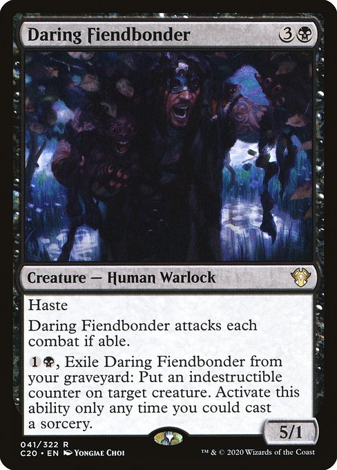 Daring Fiendbonder (41) - Commander 2020 - Game On