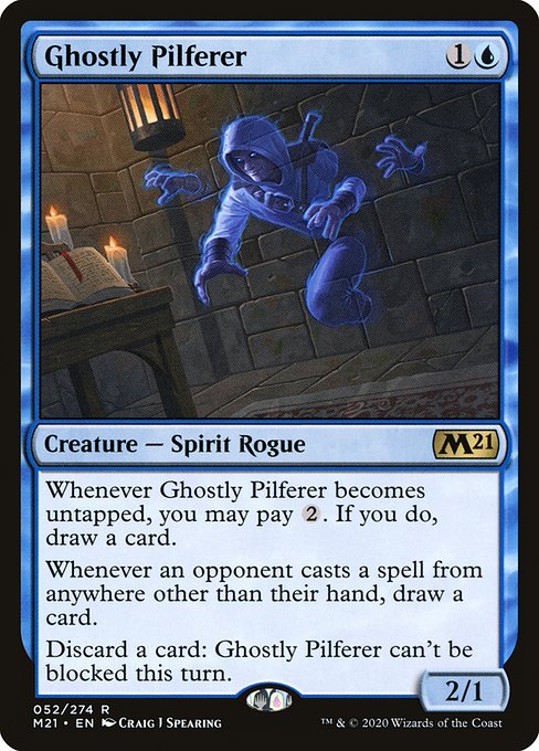 Ghostly Pilferer (52) - Core Set 2021 - Game On