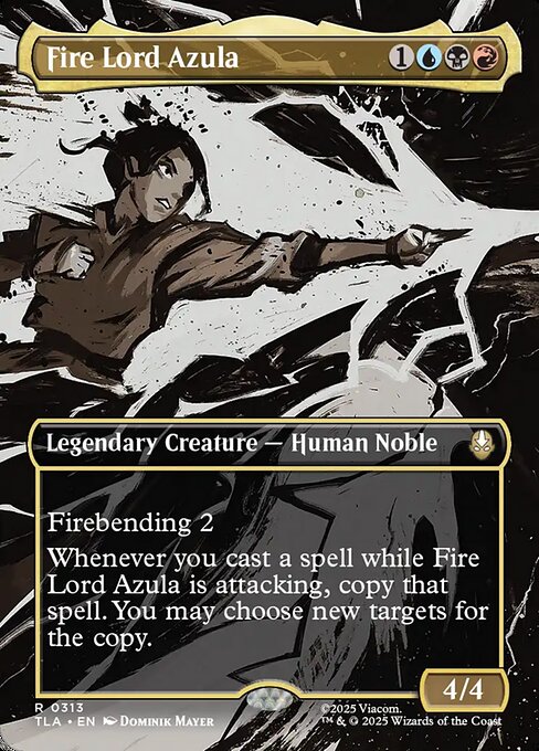 Fire Lord Azula (313) - BORDERLESS - FULL ART - Avatar: The Last Airbender - Game On