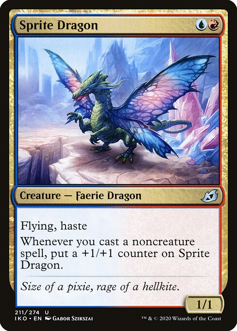 Sprite Dragon (211) (Foil) - Ikoria: Lair of Behemoths - Game On