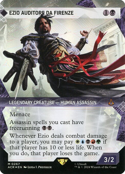 Ezio Auditore da Firenze (267) - BORDERLESS (Foil) - Assassin's Creed - Game On