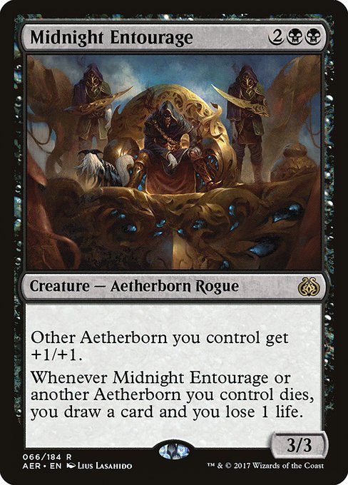 Midnight Entourage (66) (Foil) - Aether Revolt - Game On