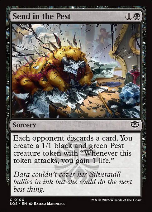 Send in the Pest (100) (Foil) - Secrets of Strixhaven - Game On