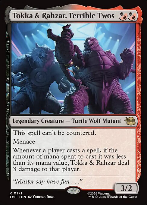 Tokka & Rahzar, Terrible Twos (171) (Foil) - Teenage Mutant Ninja Turtles - Game On