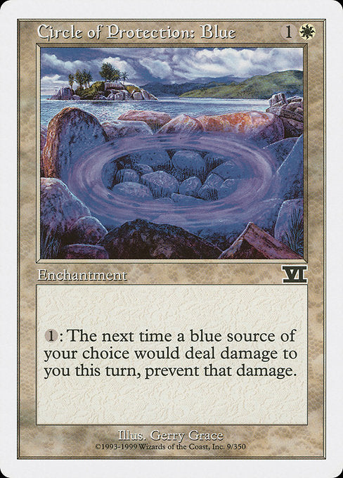 Circle of Protection: Blue (9) - Classic Sixth Edition - Game On