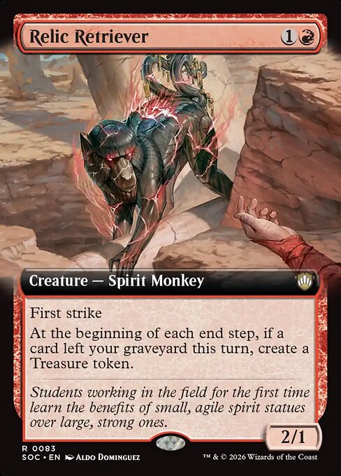Relic Retriever (83) - EXTENDED ART - Secrets of Strixhaven Commander - Game On