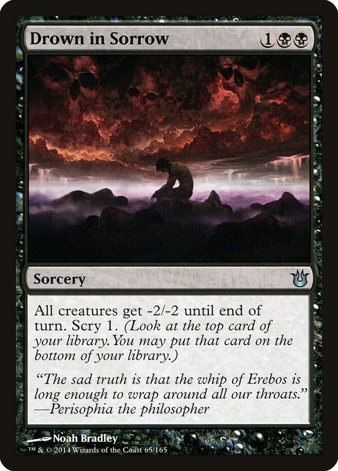Drown in Sorrow (65) (Foil) - Born of the Gods - Game On