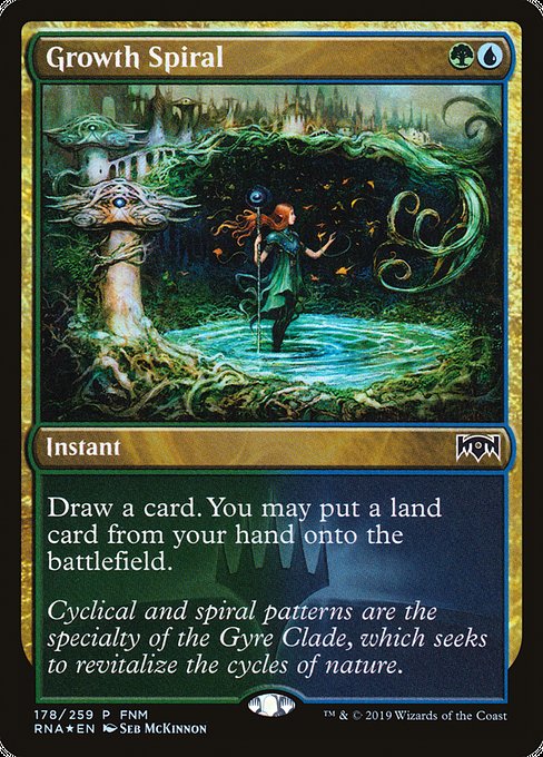 Growth Spiral (178) (Foil) - Ravnica Allegiance Promos - Game On