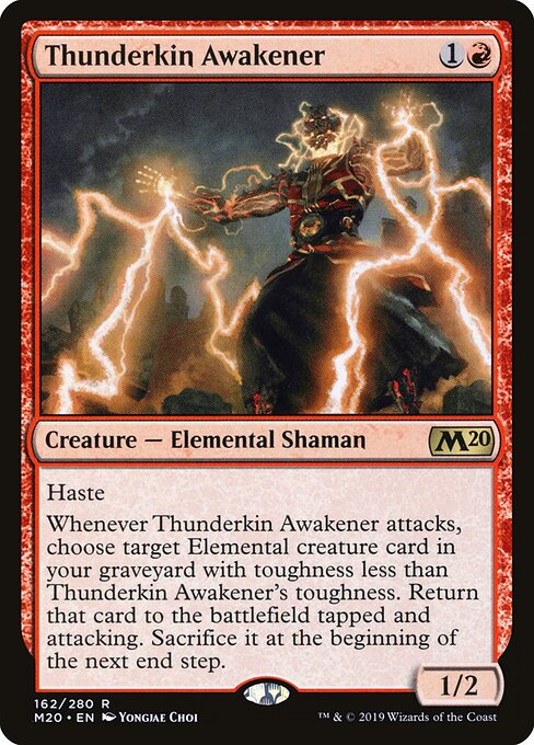 Thunderkin Awakener (162) (Foil) - Core Set 2020 - Game On