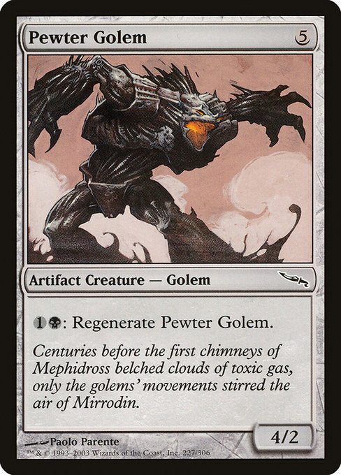 Pewter Golem (227) (Foil) - Mirrodin - Game On