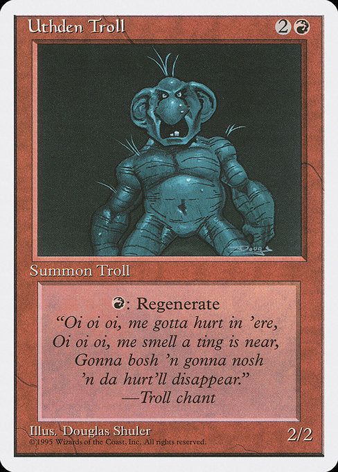 Uthden Troll (228) - Fourth Edition - Game On