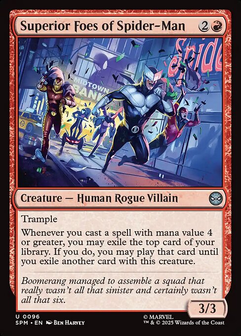 Superior Foes of Spider-Man (96) (Foil) - Marvel's Spider-Man - Game On