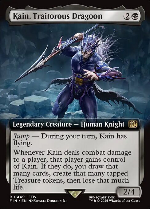 Kain, Traitorous Dragoon (449) - EXTENDED ART (Foil) - Final Fantasy - Game On