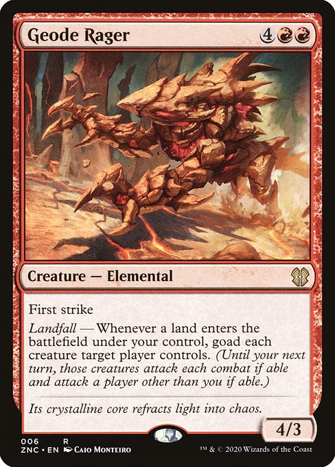 Geode Rager (6) - Zendikar Rising Commander - Game On