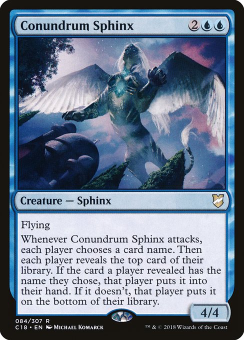 Conundrum Sphinx (84) - Commander 2018 - Game On