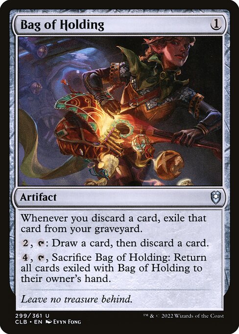 Bag of Holding (299) (Foil) - Commander Legends: Battle for Baldur's Gate - Game On