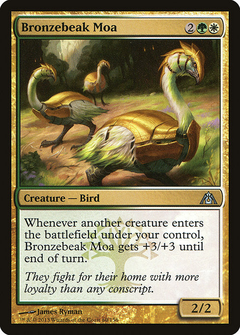 Bronzebeak Moa (60) (Foil) - Dragon's Maze - Game On
