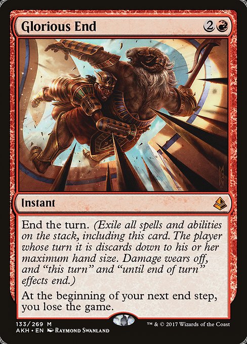 Glorious End (133) - Amonkhet - Game On