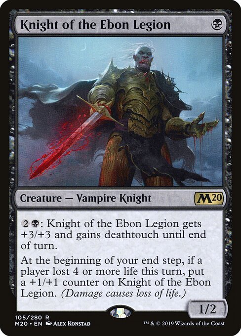 Knight of the Ebon Legion (105) - Core Set 2020 - Game On