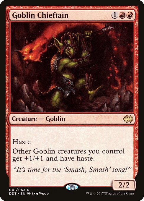 Goblin Chieftain (41) - Duel Decks: Merfolk vs. Goblins - Game On