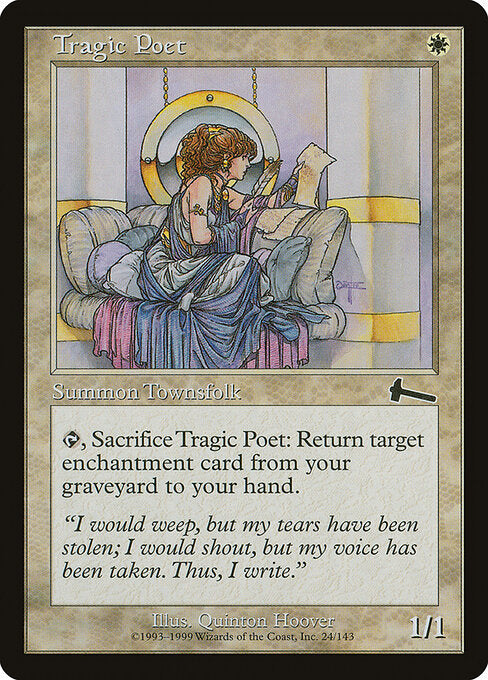 Tragic Poet (24) (Foil) - Urza's Legacy - Game On