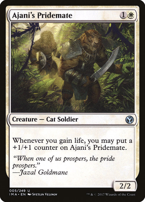 Ajani's Pridemate (5) - Iconic Masters - Game On