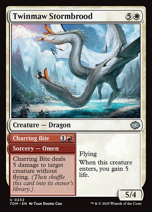 Twinmaw Stormbrood // Charring Bite (232) - Tarkir: Dragonstorm - Game On