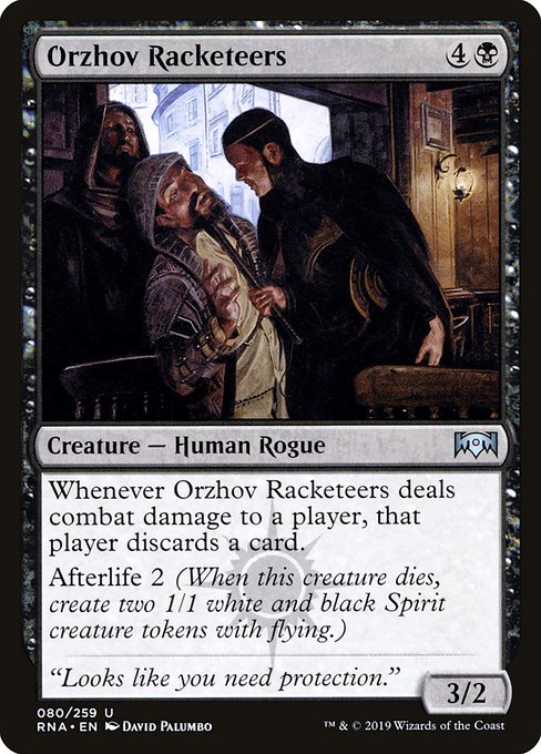 Orzhov Racketeers (80) (Foil) - Ravnica Allegiance - Game On