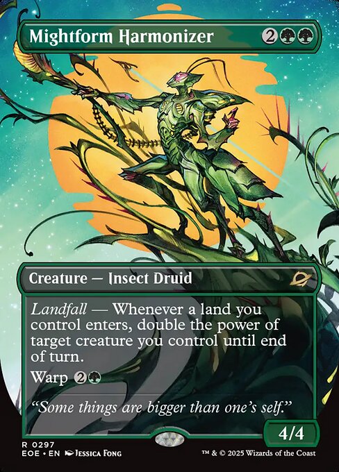 Mightform Harmonizer (297) - BORDERLESS - FULL ART - Edge of Eternities - Game On