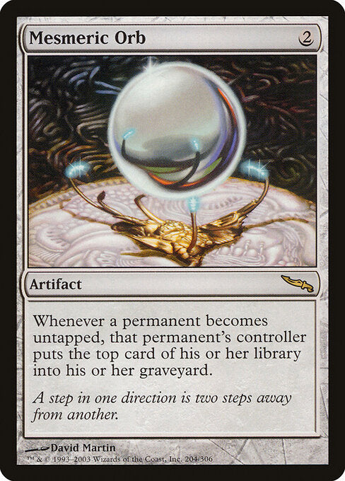 Mesmeric Orb (204) (Foil) - Mirrodin - Game On