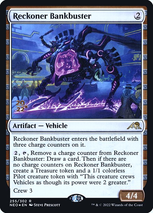 Reckoner Bankbuster (255s) (Foil) - Kamigawa: Neon Dynasty Promos - Game On