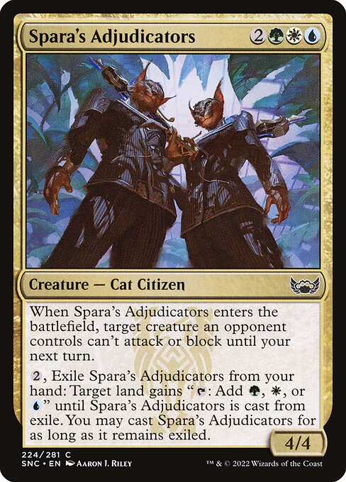 Spara's Adjudicators (224) (Foil) - Streets of New Capenna - Game On