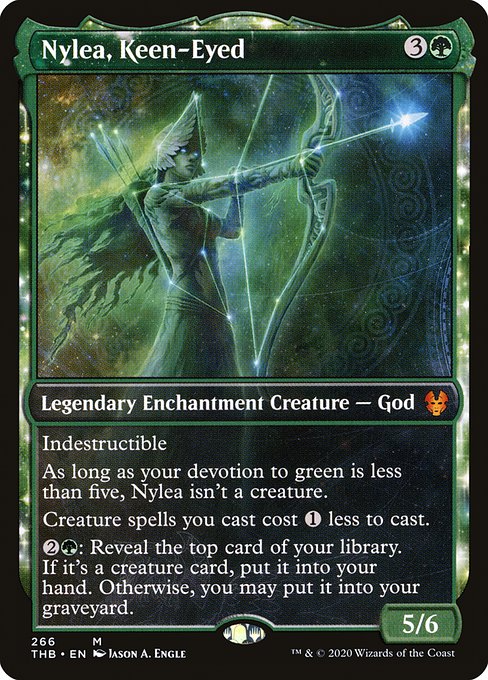 Nylea, Keen-Eyed (266) - SHOWCASE - FULL ART - Theros Beyond Death - Game On