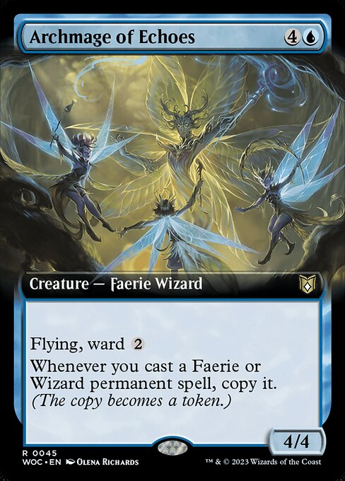 Archmage of Echoes (45) - EXTENDED ART - Wilds of Eldraine Commander - Game On