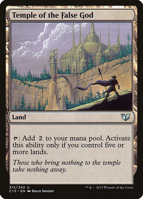 Temple of the False God (313) - Commander 2015 - Game On