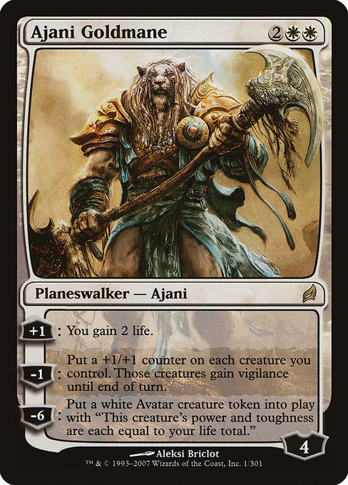 Ajani Goldmane (1) - Lorwyn - Game On