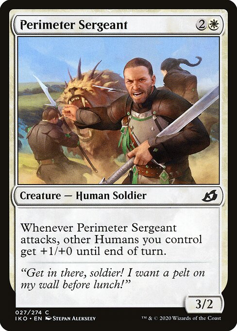 Perimeter Sergeant (27) (Foil) - Ikoria: Lair of Behemoths - Game On