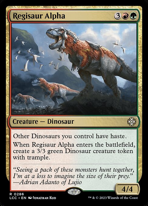 Regisaur Alpha (286) - The Lost Caverns of Ixalan Commander - Game On