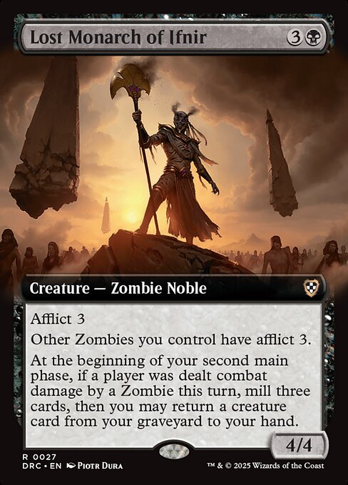 Lost Monarch of Ifnir (27) - EXTENDED ART - Aetherdrift Commander - Game On