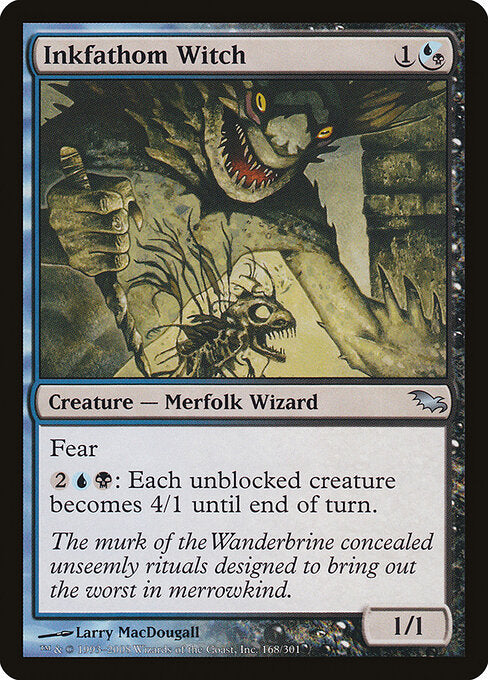 Inkfathom Witch (168) (Foil) - Shadowmoor - Game On