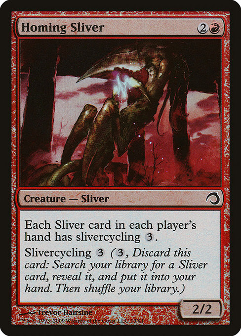 Homing Sliver (19) (Foil) - Premium Deck Series: Slivers - Game On