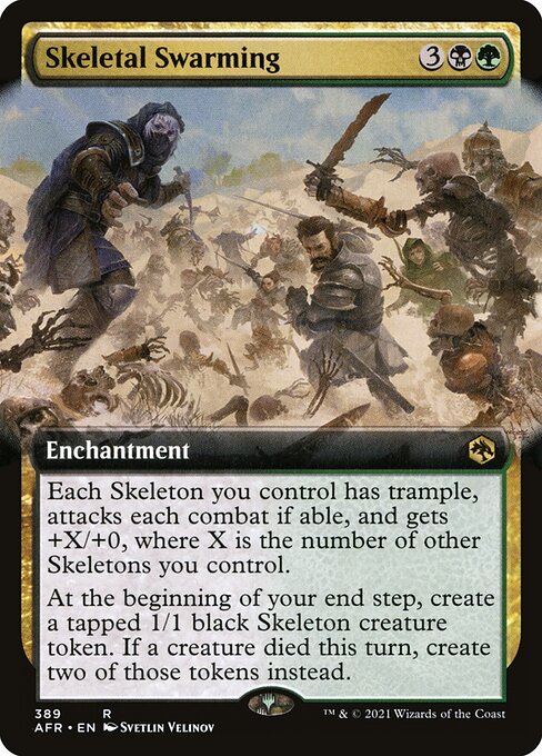 Skeletal Swarming (389) - EXTENDED ART - Adventures in the Forgotten Realms - Game On
