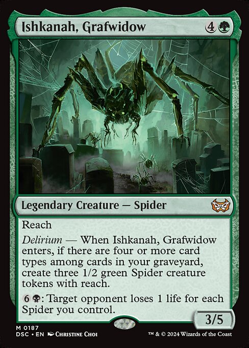 Ishkanah, Grafwidow (187) - Duskmourn: House of Horror Commander - Game On