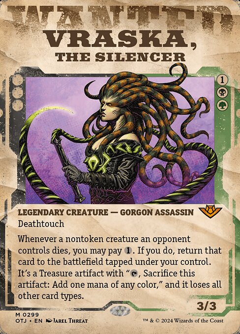 Vraska, the Silencer (299) - BORDERLESS - Outlaws of Thunder Junction - Game On