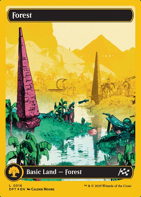 Forest (516) - FULL ART (Foil) - Aetherdrift - Game On