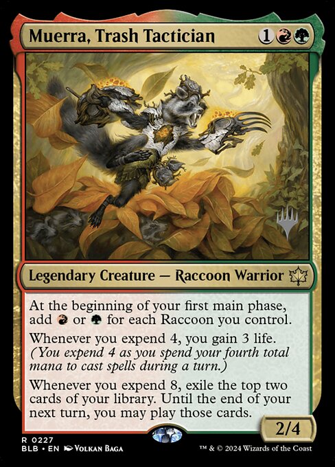 Muerra, Trash Tactician (227p) (Foil) - Bloomburrow Promos - Game On
