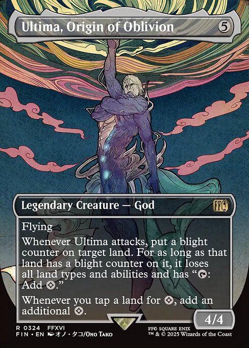 Ultima, Origin of Oblivion (324) - BORDERLESS - FULL ART (Foil) - Final Fantasy - Game On